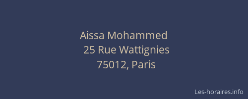 Aissa Mohammed