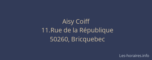 Aisy Coiff