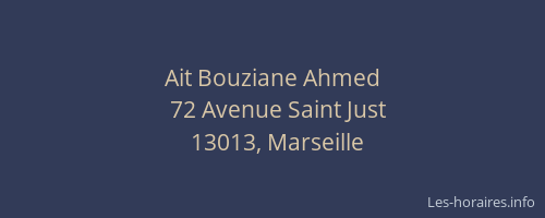 Ait Bouziane Ahmed