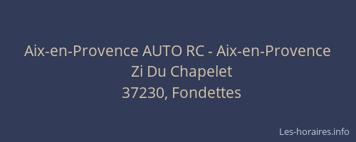 Aix-en-Provence AUTO RC - Aix-en-Provence