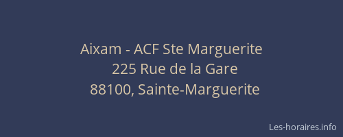 Aixam - ACF Ste Marguerite