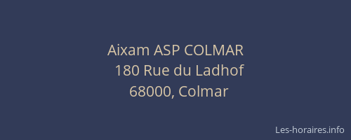 Aixam ASP COLMAR