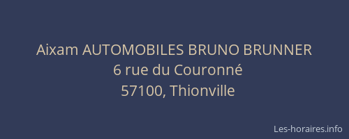 Aixam AUTOMOBILES BRUNO BRUNNER