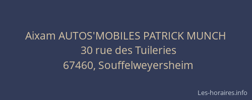 Aixam AUTOS'MOBILES PATRICK MUNCH