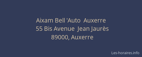 Aixam Bell 'Auto  Auxerre