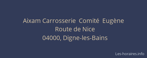 Aixam Carrosserie  Comité  Eugène
