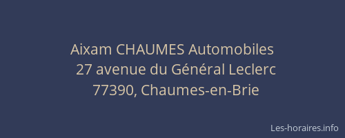 Aixam CHAUMES Automobiles