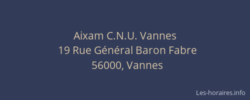 Aixam C.N.U. Vannes
