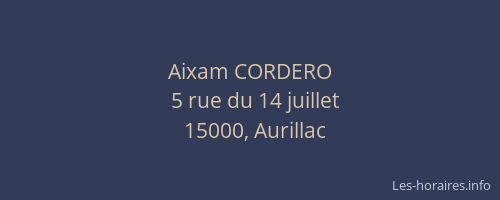 Aixam CORDERO