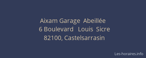 Aixam Garage  Abeill&eacute;e