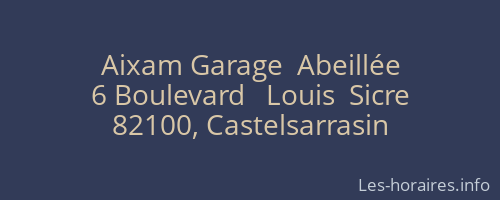 Aixam Garage  Abeillée