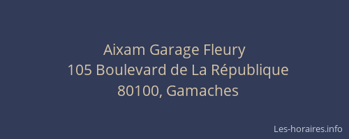 Aixam Garage Fleury