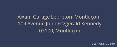 Aixam Garage Lebreton  Montluçon