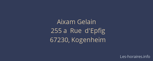 Aixam Gelain