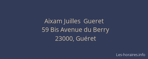 Aixam Juilles  Gueret