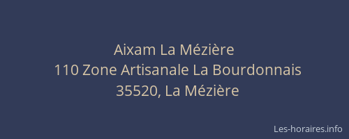 Aixam La Mézière