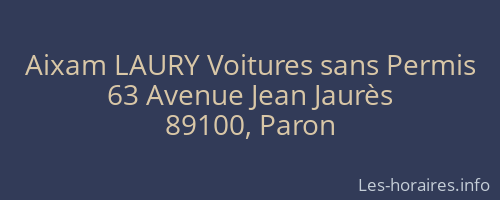Aixam LAURY Voitures sans Permis