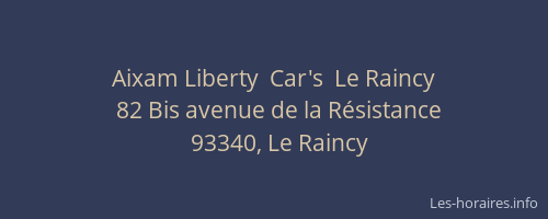Aixam Liberty  Car's  Le Raincy