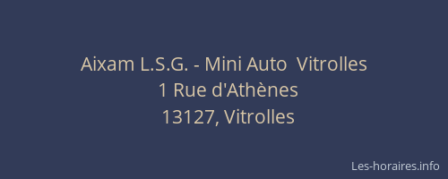Aixam L.S.G. - Mini Auto  Vitrolles