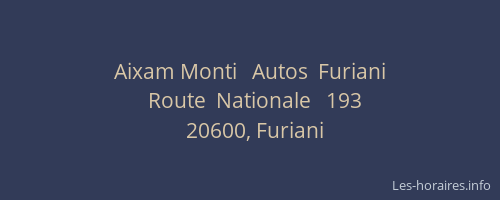 Aixam Monti   Autos  Furiani