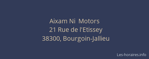 Aixam Ni  Motors