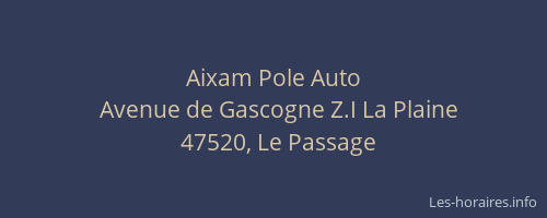 Aixam Pole Auto