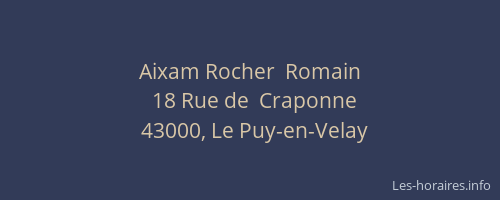Aixam Rocher  Romain