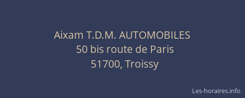 Aixam T.D.M. AUTOMOBILES