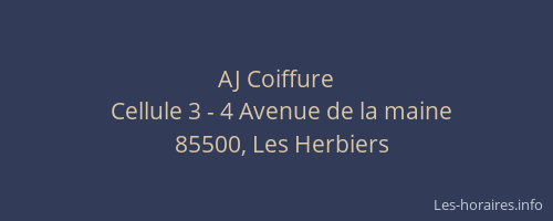 AJ Coiffure