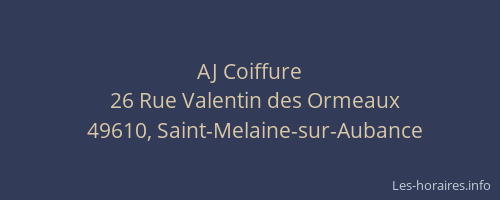 AJ Coiffure