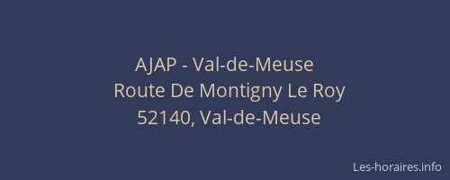 AJAP - Val-de-Meuse