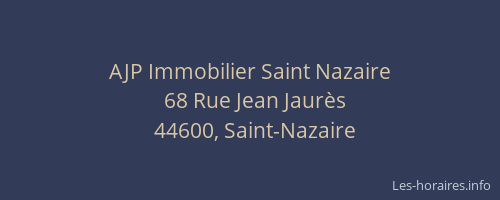 AJP Immobilier Saint Nazaire