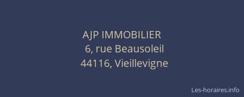AJP IMMOBILIER