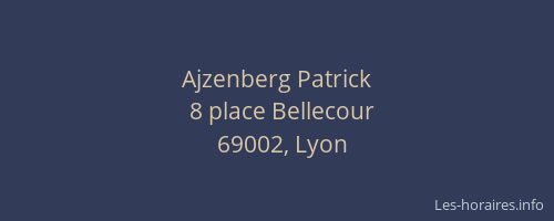 Ajzenberg Patrick