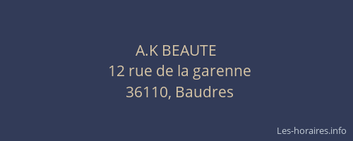 A.K BEAUTE