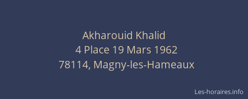 Akharouid Khalid