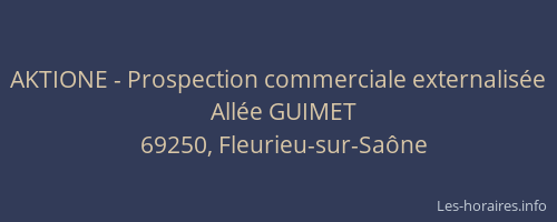 AKTIONE - Prospection commerciale externalisée