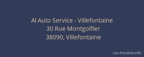 Al Auto Service - Villefontaine