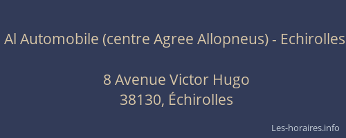 Al Automobile (centre Agree Allopneus) - Echirolles