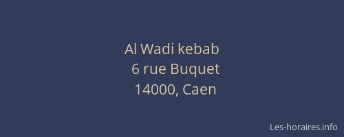 Al Wadi kebab