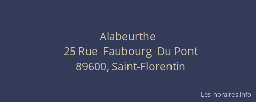 Alabeurthe