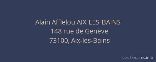 Alain Afflelou AIX-LES-BAINS