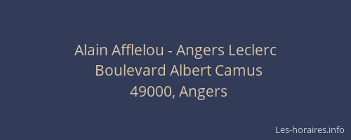Alain Afflelou - Angers Leclerc