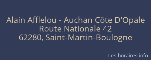 Alain Afflelou - Auchan Côte D'Opale