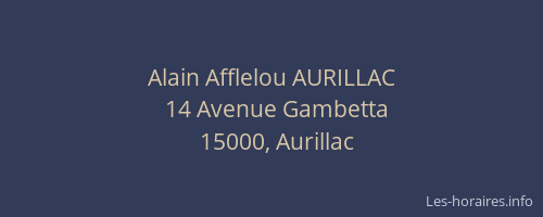 Alain Afflelou AURILLAC