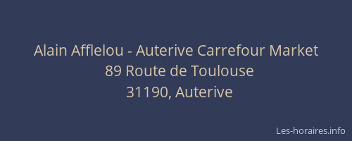 Alain Afflelou - Auterive Carrefour Market