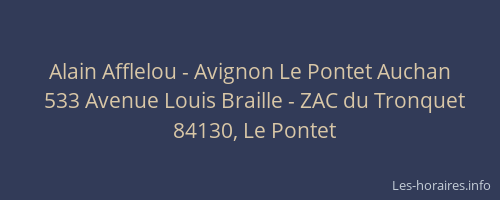 Alain Afflelou - Avignon Le Pontet Auchan