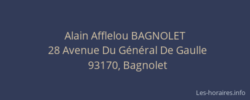 Alain Afflelou BAGNOLET