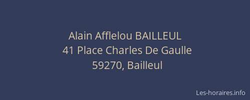 Alain Afflelou BAILLEUL