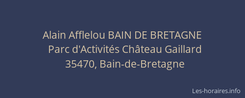 Alain Afflelou BAIN DE BRETAGNE